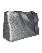 Sac repas isotherme, "Charlize argent"