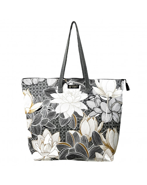 Sac cabas maxi Lucette, "Lotus"