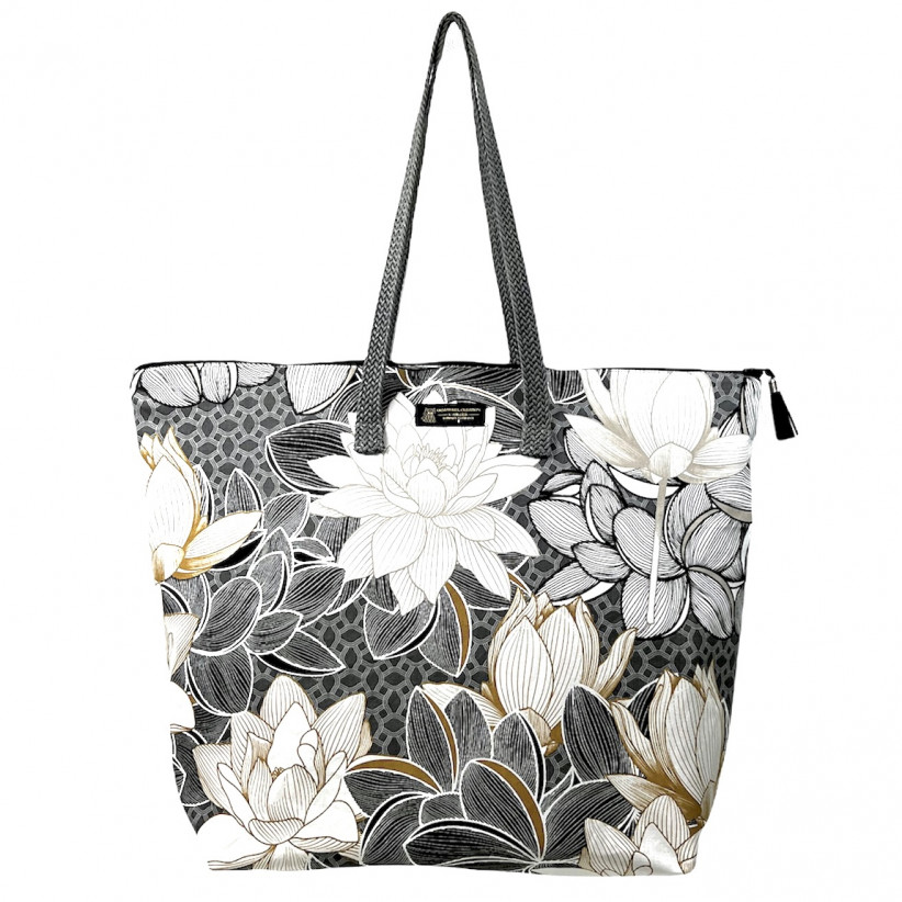 Sac cabas maxi Lucette, "Lotus"