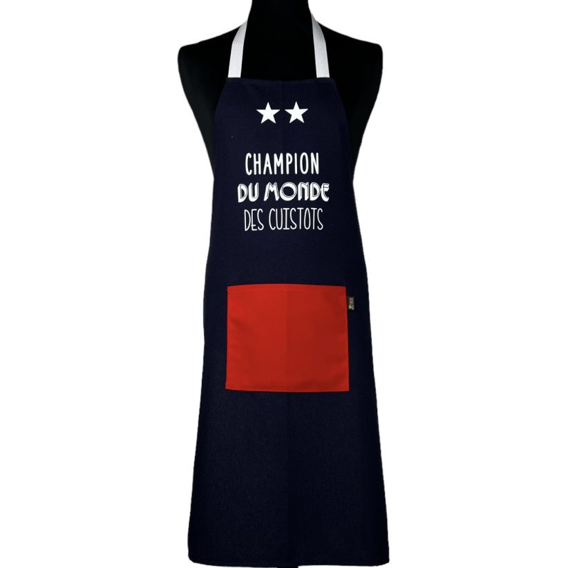 Tablier de cuisine, "Champion du monde des cuistots"