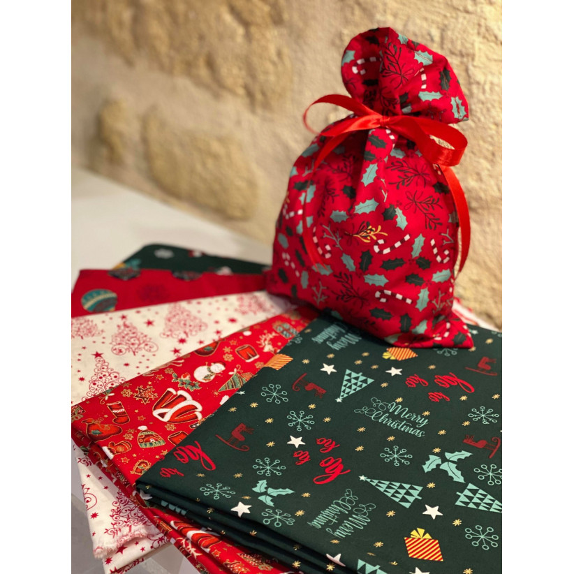Pochon cadeau, taille M, "Noël"