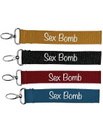 Porte clés sangle, "Sex Bomb"