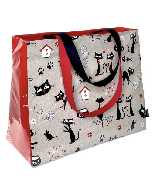 Grand sac repas isotherme, "Chat chat", XL