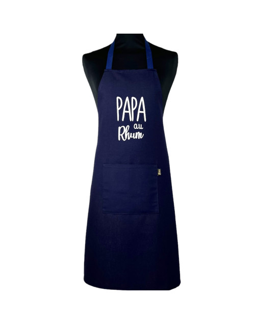 Tablier de cuisine, "Papa au rhum"