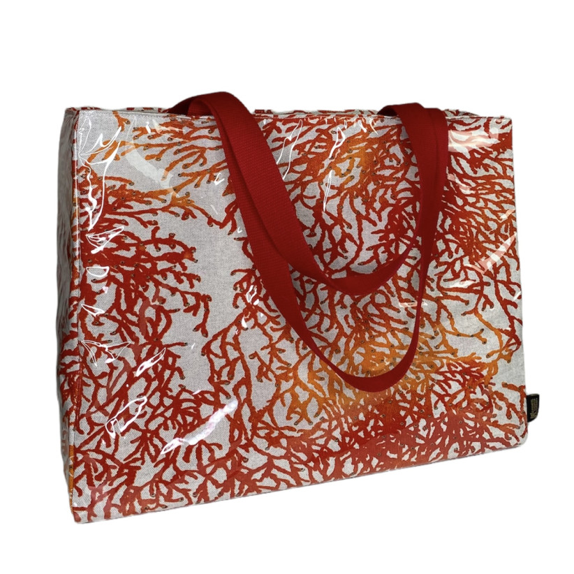 Sac isotherme XL, "Calédonie" corail