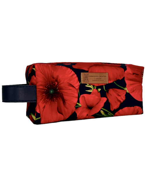 Trousse nomade S, "coquelicot"