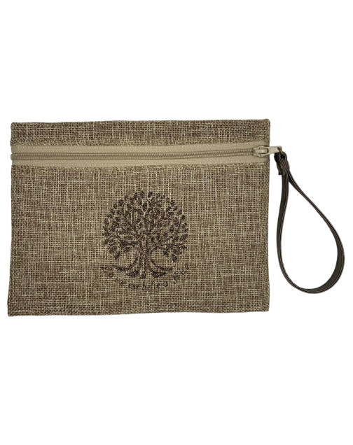 Pochette M, "La vie est belle" jute scintillant