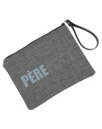 Pochette L, "Pèrefect" anjou gris