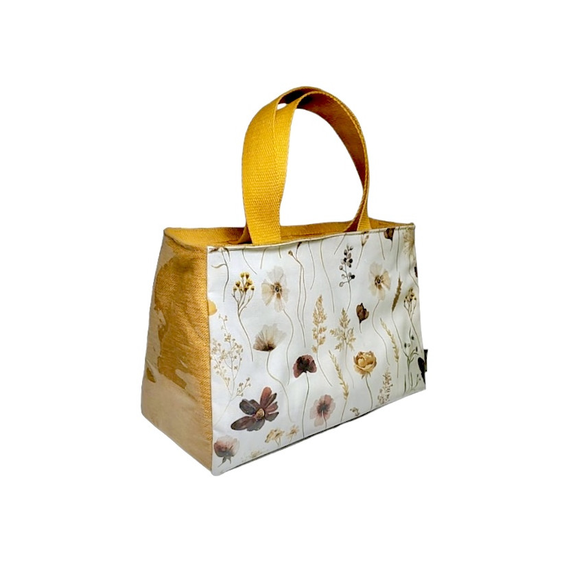Sac isotherme S, "Bohème" moutarde